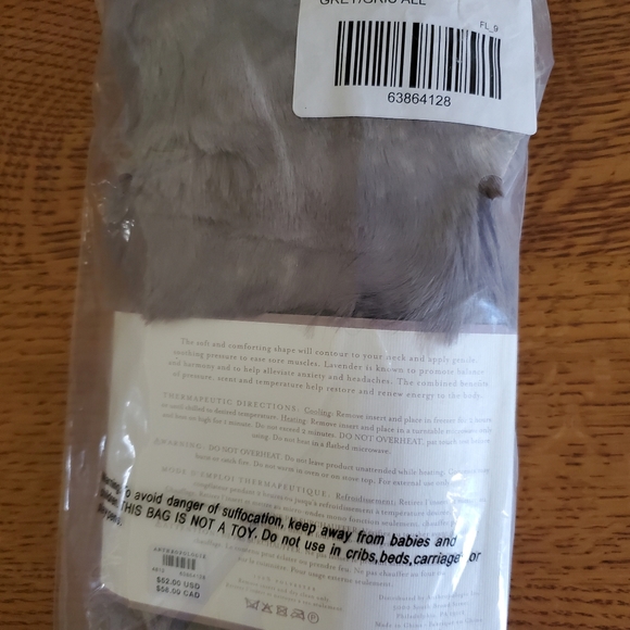 Anthropologie Luxe Dyed Faux Fur Neck Wrap - grey - Picture 9 of 9